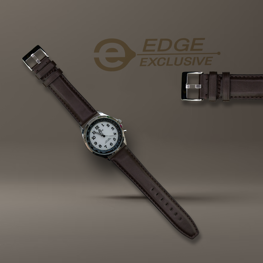 Edge Model J6 - Plain LEATHER STRAPS